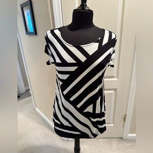 Alfani Shirt black and white